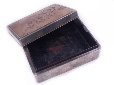 Lot 377 - Lidded Wooden Box.