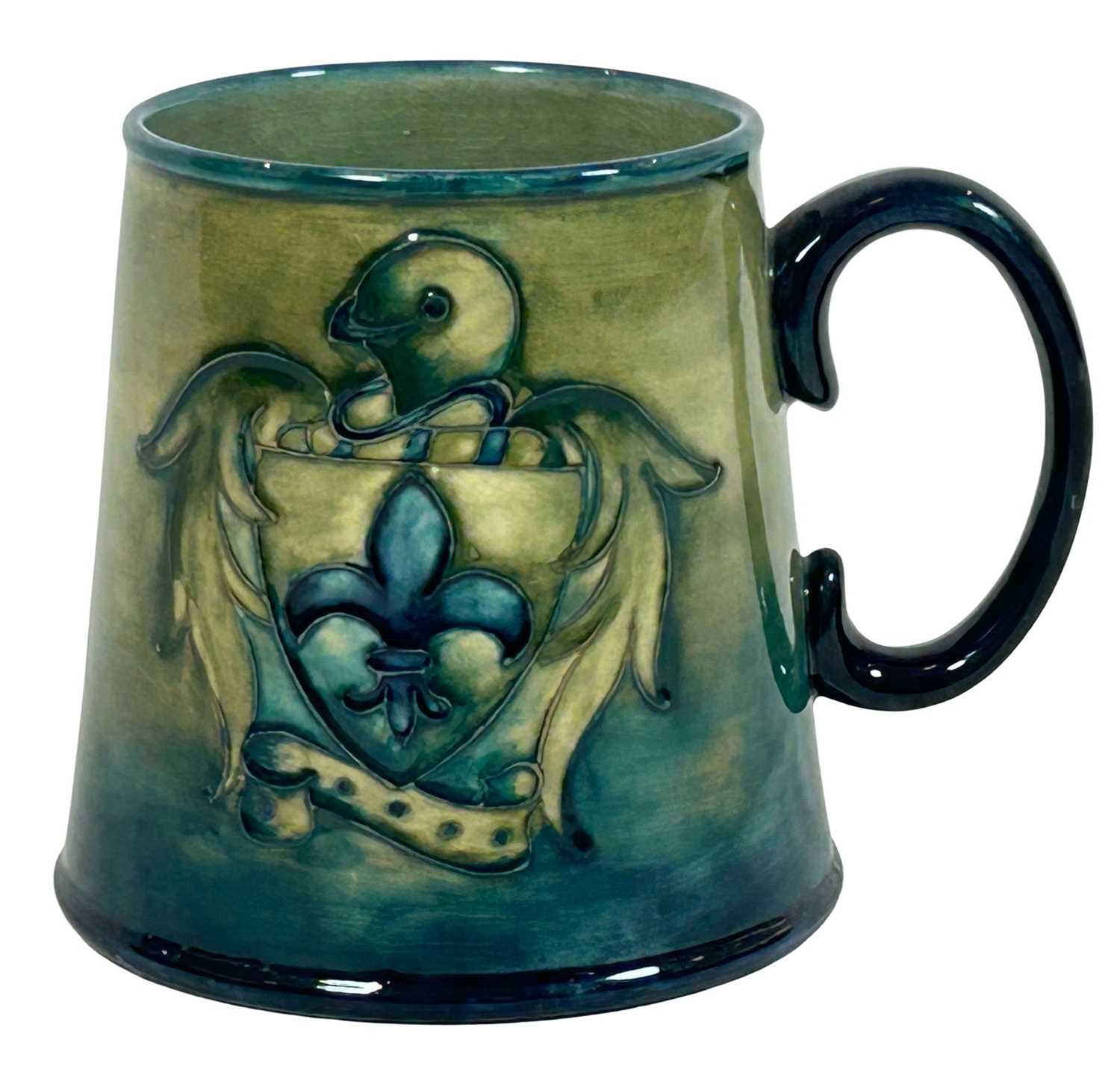 Lot 151 - Moorcroft 'Fleur de Lis' Mug.
