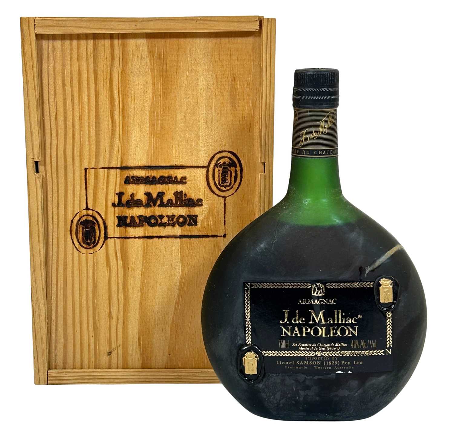 Lot 263 - J. de Malliac Napoleon Armagnac Brandy.
