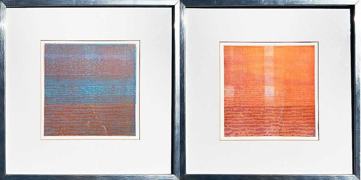 Lot 46 - Two Eveline Kotai Silkscreen Prints b.1950.