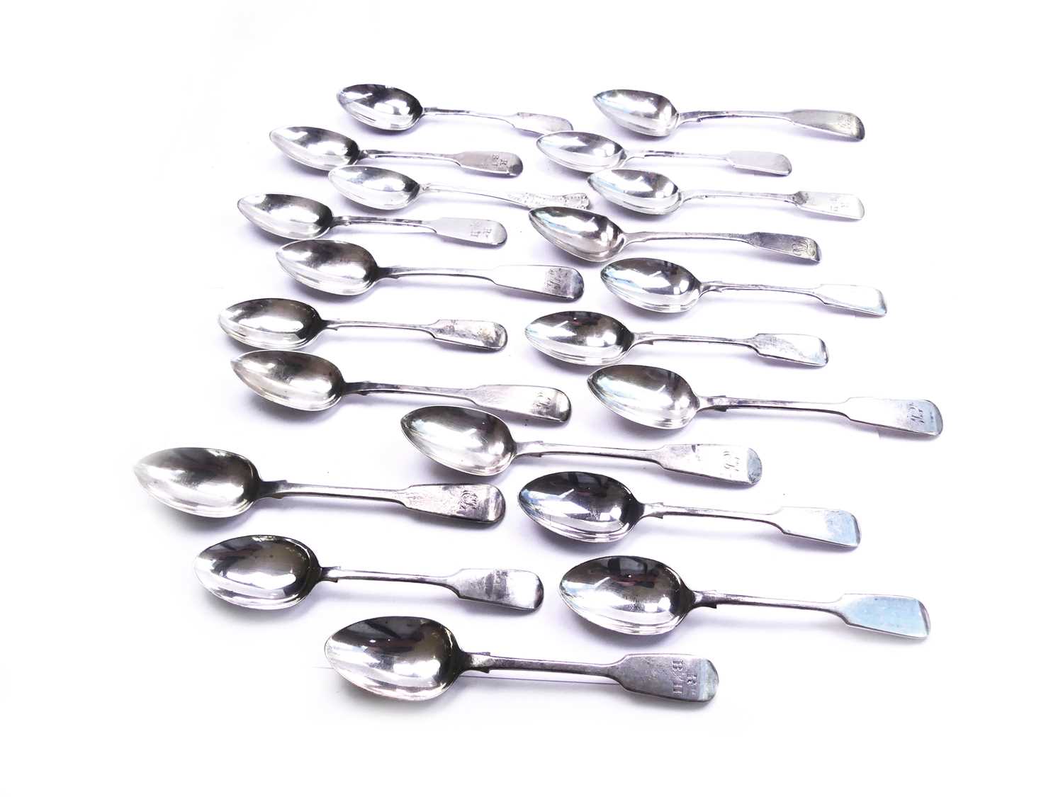 Lot 302 - Twenty Sterling Silver Teaspoons.
