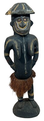 Lot 99 - Papua New Guinea Mask and Figure.