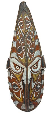 Lot 99 - Papua New Guinea Mask and Figure.