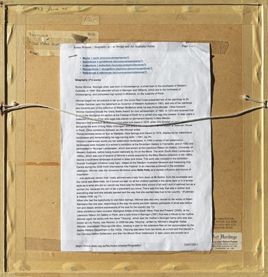 Lot 16 - Roma Winmar Yibiyung b.1944.