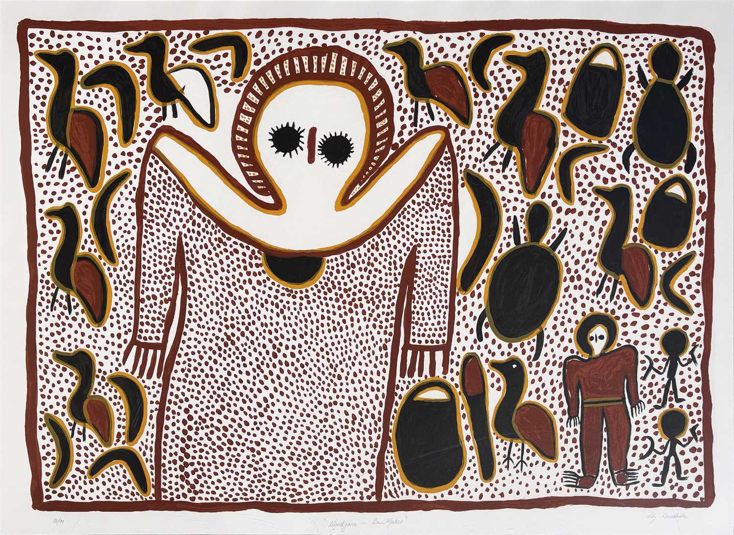 Lot 70 - Lily (Mindindil) Karadada c.1937-2015.