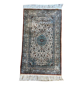 Lot 125 - Chinese Silk Rug.