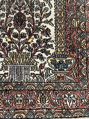 Lot 132 - Handwoven Silk Prayer Rug.