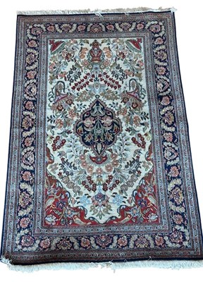 Lot 134 - Handwoven Wool Blend Rug.