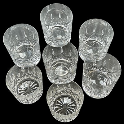Lot 172 - Five Waterford 'Westport' Whisky Glasses & Two Waterford Tumblers.