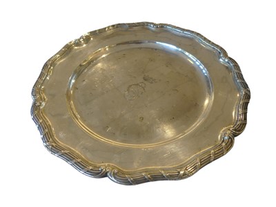 Lot 308 - A Small Swedish Silver Salver.