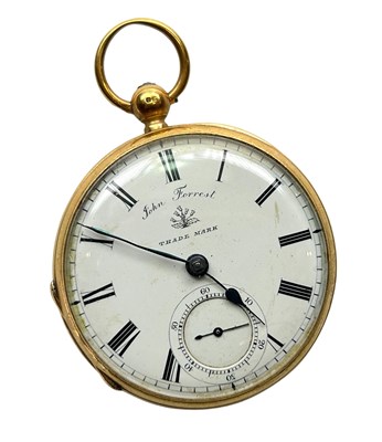 Lot 352 - Yellow Gold Pocket Watch.