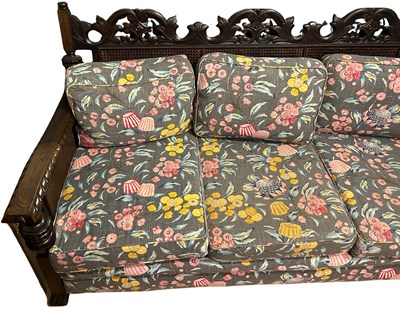 Lot 113 - Bergere 3 Seater Lounge.