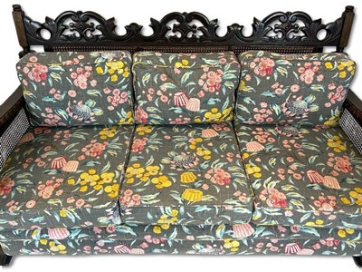 Lot 113 - Bergere 3 Seater Lounge.