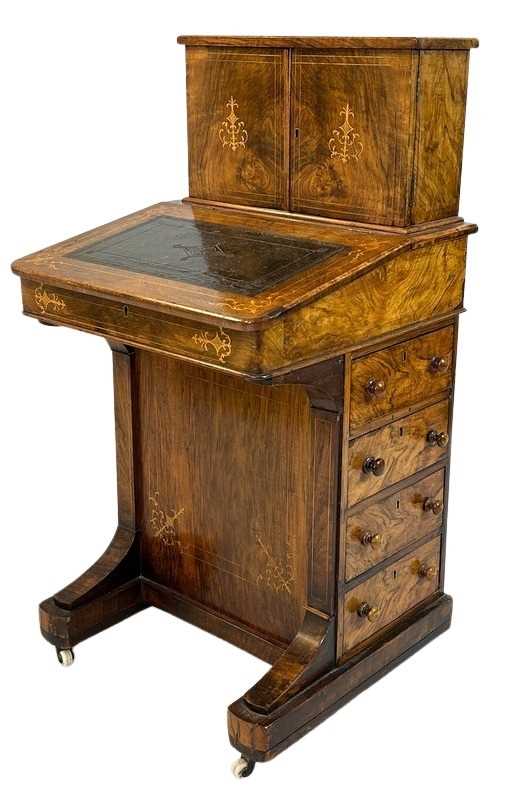 Lot 115 - Victorian Davenport Writing Desk.