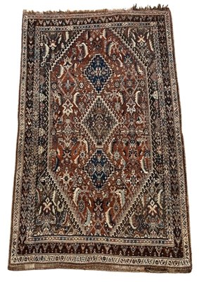 Lot 129 - Brown Handwoven Rug.