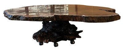 Lot 121 - Jarrah Burl Live-Edge Coffee Table.