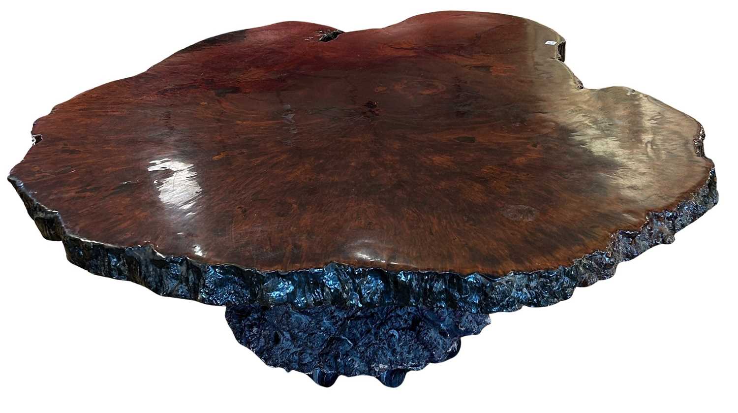 Lot 121 - Jarrah Burl Live-Edge Coffee Table.