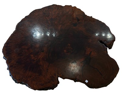 Lot 121 - Jarrah Burl Live-Edge Coffee Table.