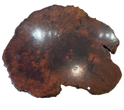 Lot 121 - Jarrah Burl Live-Edge Coffee Table.