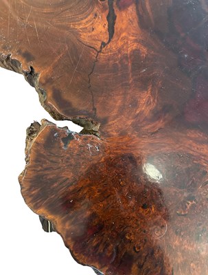 Lot 121 - Jarrah Burl Live-Edge Coffee Table.