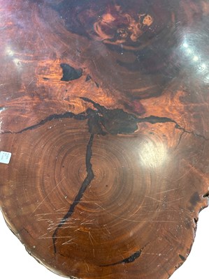 Lot 121 - Jarrah Burl Live-Edge Coffee Table.
