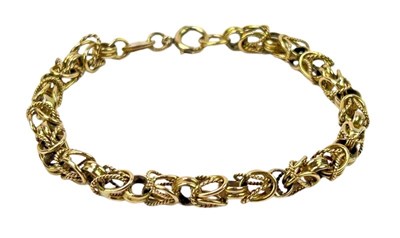Lot 218 - French Knitted Link Style Bracelet.