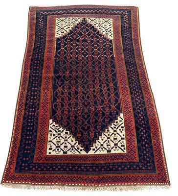 Lot 128 - Hand Knotted Wool Rug.