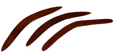 Lot 99 - Three Martu Boomerangs.