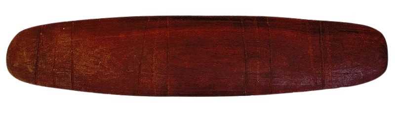 Lot 95 - One Lightly Carved Hardwood Shield.