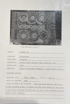 Lot 60 - Norman Cox b.1937.