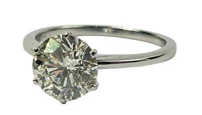 Lot 298 - A 2.04CT Diamond Solitaire Ring.