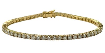 Lot 275 - Diamond Tennis Bracelet.