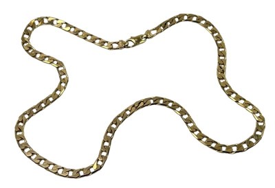 Lot 283 - A 9ct Curb Link Chain Necklace.