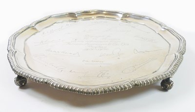 Lot 322 - Sterling Silver Salver.