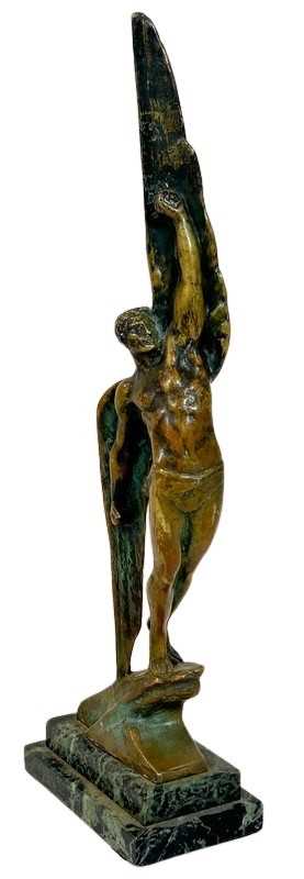 Lot 94 - Pierre Le Faguays 'Icarus' in Bronze .