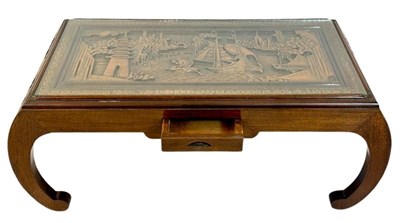 Lot 122 - Oriental Carved Coffee Table.