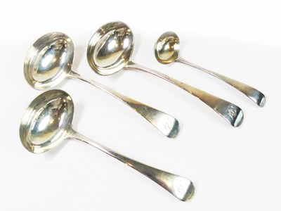 Lot 317 - Three Large Ladles and One Small.
