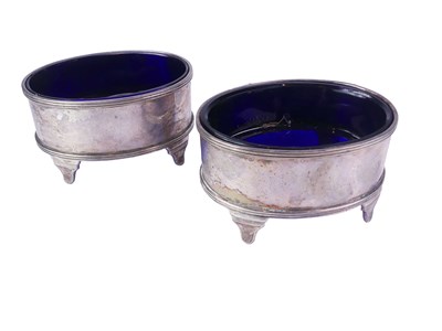 Lot 316 - Twin Salts Dishes and Spoons.
