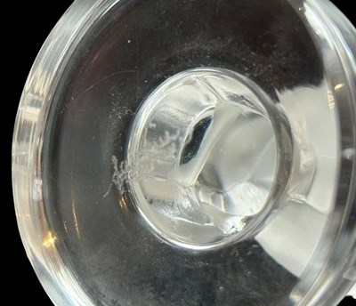 Lot 164 - Lalique Leaping Fish Ring Bowl & Pheasant Paper Weight.