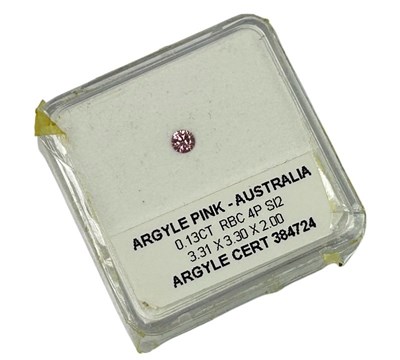 Lot 303 - An Argyle Pink Diamond.