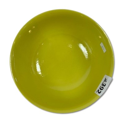 Lot 191 - Oriental Yellow Glaze Bowl.