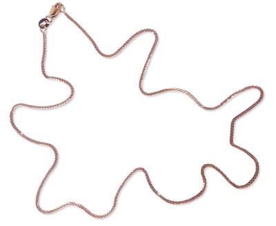 Lot 277 - 18ct Rose Gold Chain.