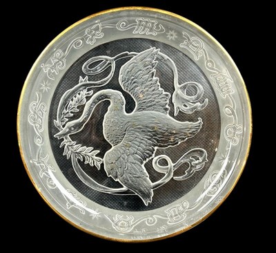 Lot 162 - A Group of Morgantown Celestial Crystal Plates.