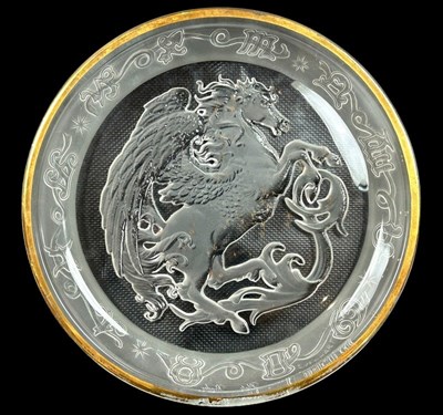 Lot 162 - A Group of Morgantown Celestial Crystal Plates.