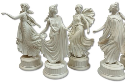 Lot 148 - Set of Six Wedgwood 'Dancing Hours' Figurines.