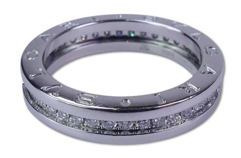 Lot 193 - Bvlgari Diamond Set Ring.
