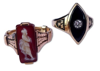 Lot 251 - A Pair of Gemset Rings.