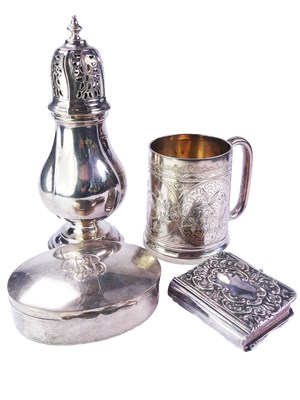 Lot 317 - Four Items of Silver.