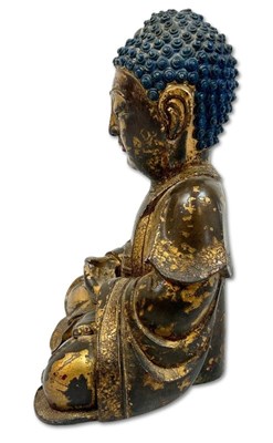 Lot 184 - Bronze Seated Buddha Shakyamuni.