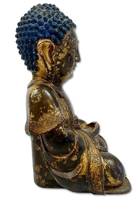 Lot 184 - Bronze Seated Buddha Shakyamuni.
